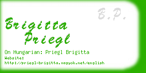 brigitta priegl business card